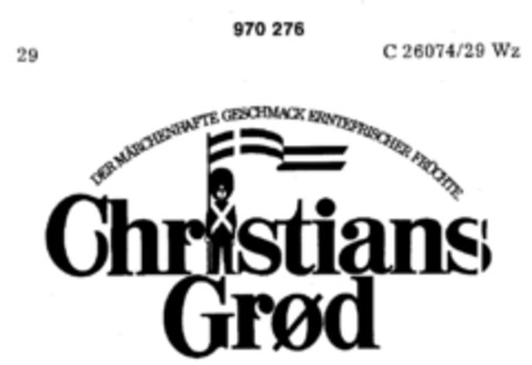 Christians Grød Logo (DPMA, 07.01.1977)