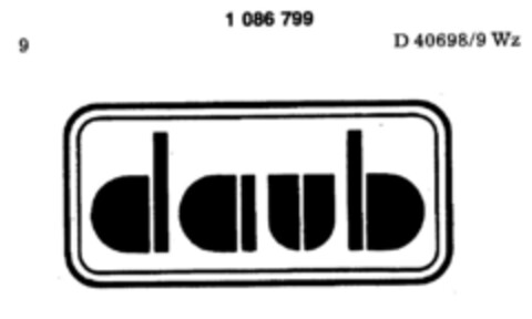 daub Logo (DPMA, 13.02.1985)