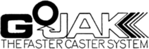 GOJAK THE FASTER CASTER SYSTEM Logo (DPMA, 06/20/1988)
