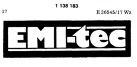 EMI-tec Logo (DPMA, 03/18/1987)