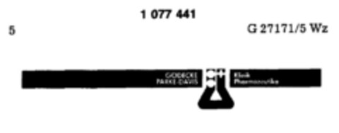 GÖDECKE PARKE-DAVIS Klinik Pharmazeutika Logo (DPMA, 20.06.1979)