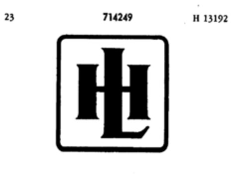 HL Logo (DPMA, 05/13/1957)