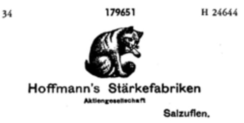 Hoffmann's Stärkefabriken Logo (DPMA, 09.03.1912)