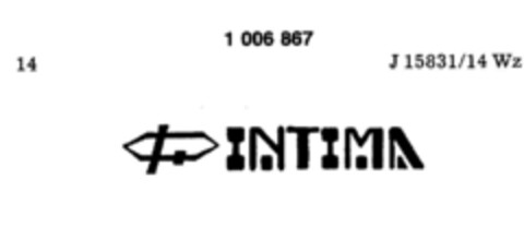 INTIMA Logo (DPMA, 27.02.1980)