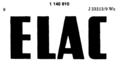 ELAC Logo (DPMA, 01.09.1988)