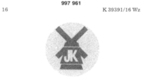 JK Logo (DPMA, 04/04/1978)