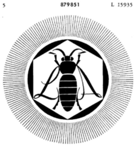 879851 Logo (DPMA, 21.10.1968)