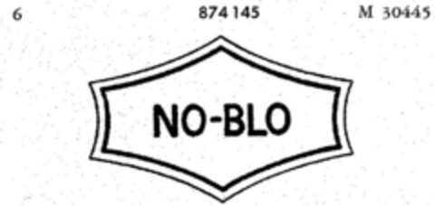 NO-BLO Logo (DPMA, 26.11.1968)