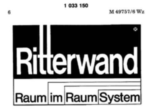 Ritterwand Raum im Raum System Logo (DPMA, 12.05.1981)
