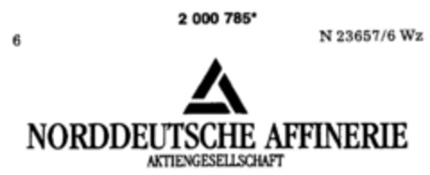 NORDDEUTSCHE AFFINERIE Logo (DPMA, 02.01.1991)