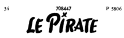 LE PIRATE Logo (DPMA, 24.10.1955)