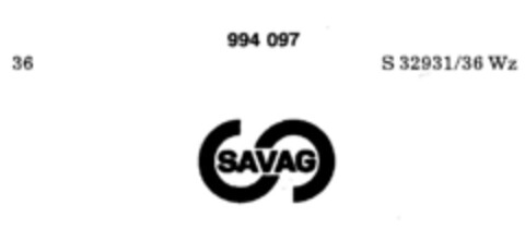 SAVAG Logo (DPMA, 02.04.1979)