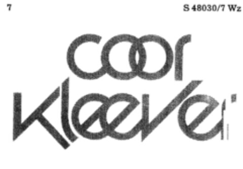 coor Kleever Logo (DPMA, 04.03.1989)