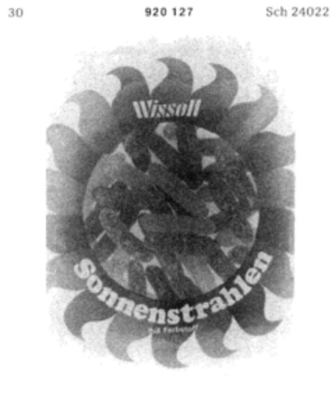 Wissoll Sonnenstrahlen Logo (DPMA, 13.04.1973)