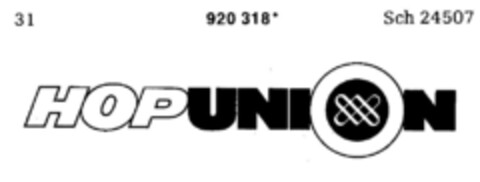 HOP UNION Logo (DPMA, 19.02.1974)