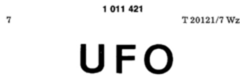 U F O Logo (DPMA, 14.02.1980)