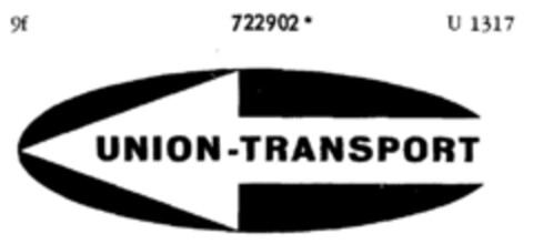 UNION TRANSPORT Logo (DPMA, 11.12.1958)