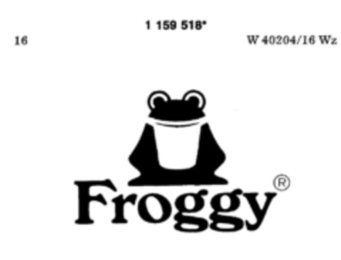 Froggy Logo (DPMA, 19.03.1990)