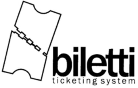 biletti ticketing system Logo (DPMA, 10.04.2000)