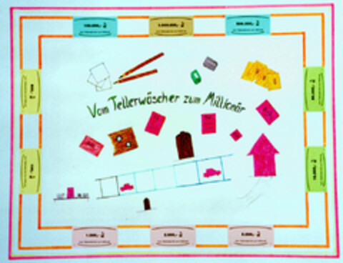 Vom Tellerwäscher zum Millionär Logo (DPMA, 14.04.2000)