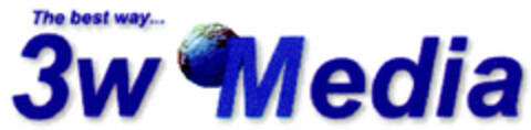 The best way... 3w Media Logo (DPMA, 27.04.2000)