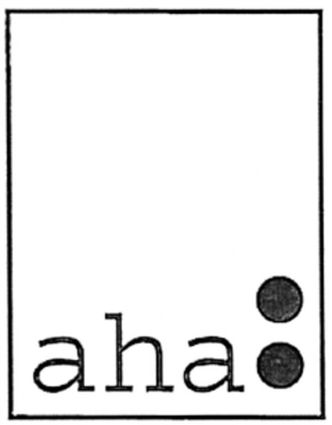 aha: Logo (DPMA, 01.10.2009)