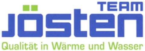 TEAM Jösten Qualität in Wärme und Wasser Logo (DPMA, 27.01.2010)