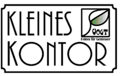 KLEINES KONTOR VOGT Feines für Geniesser Logo (DPMA, 28.10.2010)