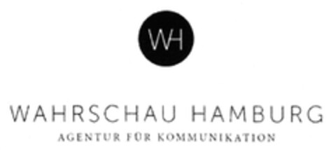 WH WAHRSCHAU HAMBURG AGENTUR FÜR KOMMUNIKATION Logo (DPMA, 04.08.2012)