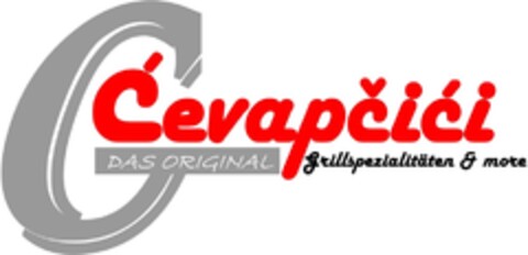 C Cevapcici DAS ORIGINAL Grillspezialitäten & more Logo (DPMA, 17.06.2016)