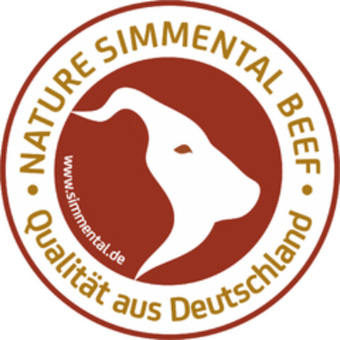 NATURE SIMMENTAL BEEF Qualität aus Deutschland www.simmental.de Logo (DPMA, 01.07.2019)