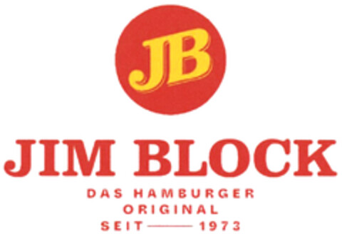 JB JIM BLOCK DAS HAMBURGER ORIGINAL SEIT 1973 Logo (DPMA, 10/12/2023)