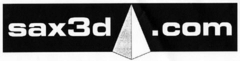 sax3d.com Logo (DPMA, 07/05/2002)