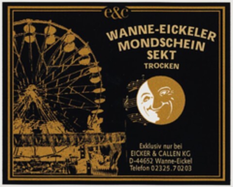 WANNE-EICKELER MONDSCHEIN SEKT TROCKEN Logo (DPMA, 03.07.2003)