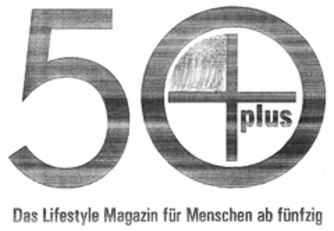 50+plus Das Lifestyle Magazin für Menschen ab fünfzig Logo (DPMA, 02/02/2005)