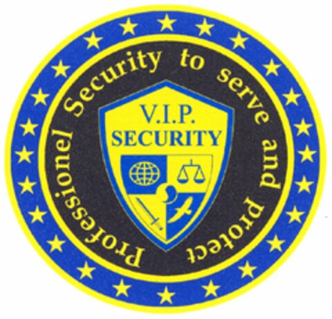 V.I.P. SECURITY Logo (DPMA, 04/30/2005)