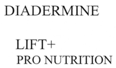 Diadermine Lift+ Pro Nutrition Logo (DPMA, 24.05.2006)