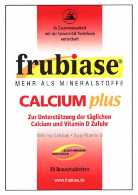 frubiase CALCIUM plus Logo (DPMA, 07/10/2006)