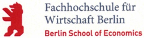Fachhochschule für Wirtschaft Berlin Berlin School of Economics Logo (DPMA, 25.07.2006)