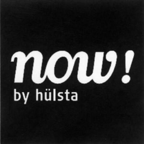 now! by hülsta Logo (DPMA, 06.09.2006)