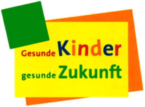 Gesunde Kinder gesunde Zukunft Logo (DPMA, 05.04.2007)