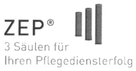 ZEP 3 Säulen für Ihren Pflegediensterfolg Logo (DPMA, 25.06.2007)