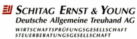 SCHITAG ERNST & YOUNG  Deutsche Allgemeine Treuhand AG Logo (DPMA, 07/07/1995)