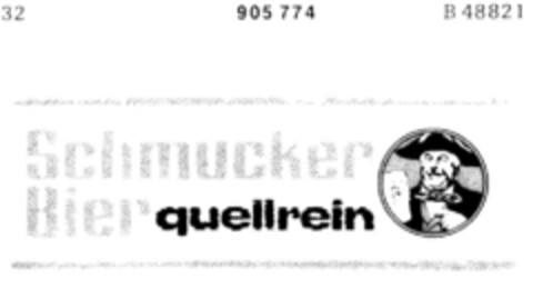 Schmucker Bier quellrein Logo (DPMA, 07/21/1972)