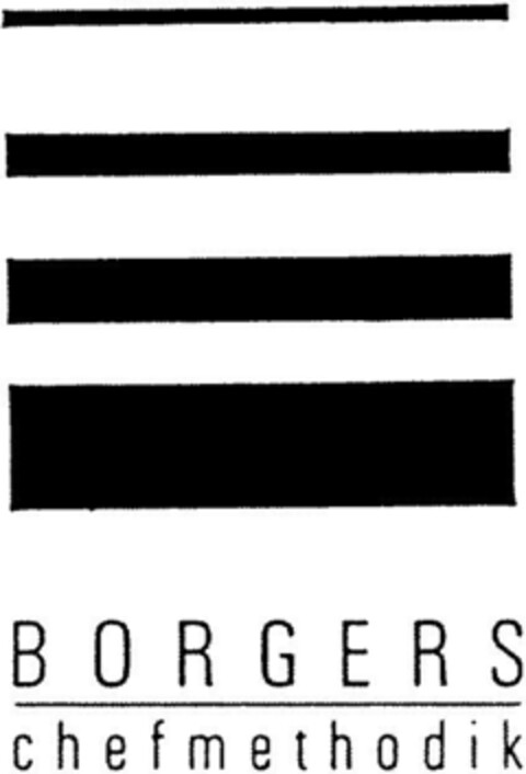 BORGERS chefmethodik Logo (DPMA, 02.07.1993)