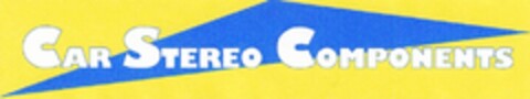 CAR STEREO COMPONENTS Logo (DPMA, 16.05.1994)