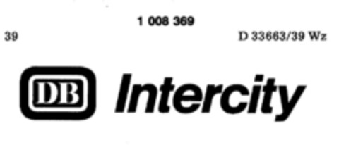 DB Intercity Logo (DPMA, 04/02/1979)