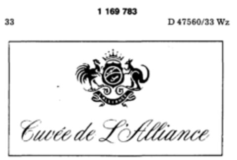 Cuvee de L'Alliance Logo (DPMA, 01.02.1990)