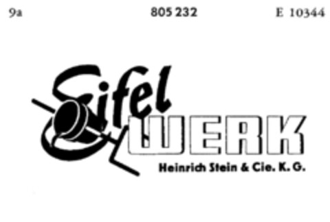 Eifel WERK Heinrich Stein & Cie. K.G. Logo (DPMA, 13.10.1964)