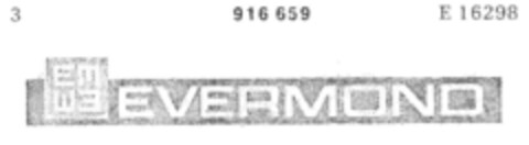 EVERMOND Logo (DPMA, 18.10.1972)